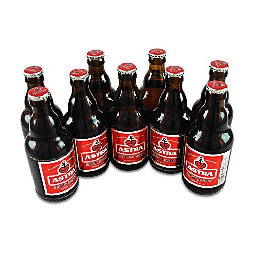 9 Flaschen Astra Rotlicht 6,0% a 0,33L Bier Hamburg Rotlichtbier inc. 0.72€ MEHRWEG Pfand von ASTRA