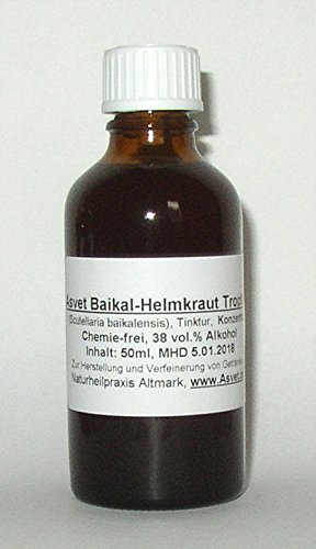 50ml Asvet Baikal Helmkraut Tropfen, Scutellaria baicalensis Auszug (GP = EUR 35,80/100ml) von Asvet