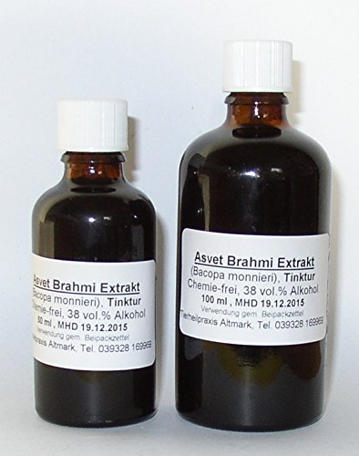 50ml Asvet Brahmi Tropfen, Extrakt, Konzentrat (GP = EUR 35,80/100ml) von Asvet