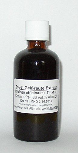 50ml Asvet Geißraute Tropfen, Galega Auszug, höchste Qualität (GP = EUR 35,80/100ml) von Asvet