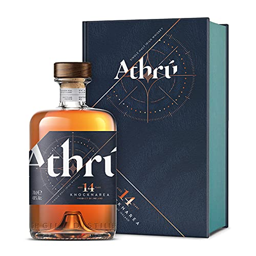 Athrú KNOCKNAREA 14 Years Old Single Malt Irish Whiskey 48% Volume 0,7l in Geschenkbox Whisky von Athrú