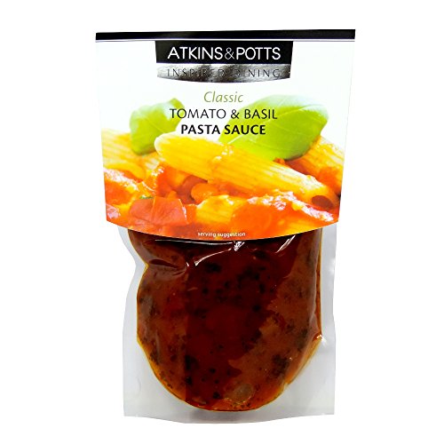 Atkins & Potts - Classic Tomato & Basil Pasta Sauce - 350g (Case of 6) von Atkins & Potts