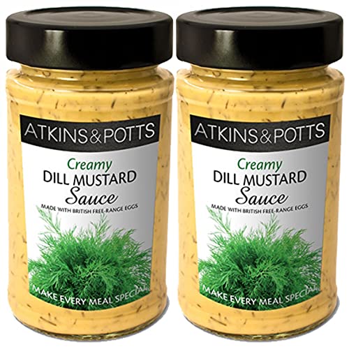 Atkins & Potts - Dill Senf Sauce 200g | 2 Stück von Atkins & Potts