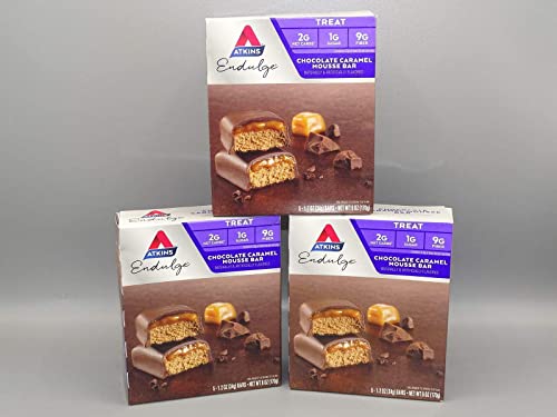 Atkins Endulge Bar, 3/5pk,Choc Carm, 1.2 OZ von Atkins