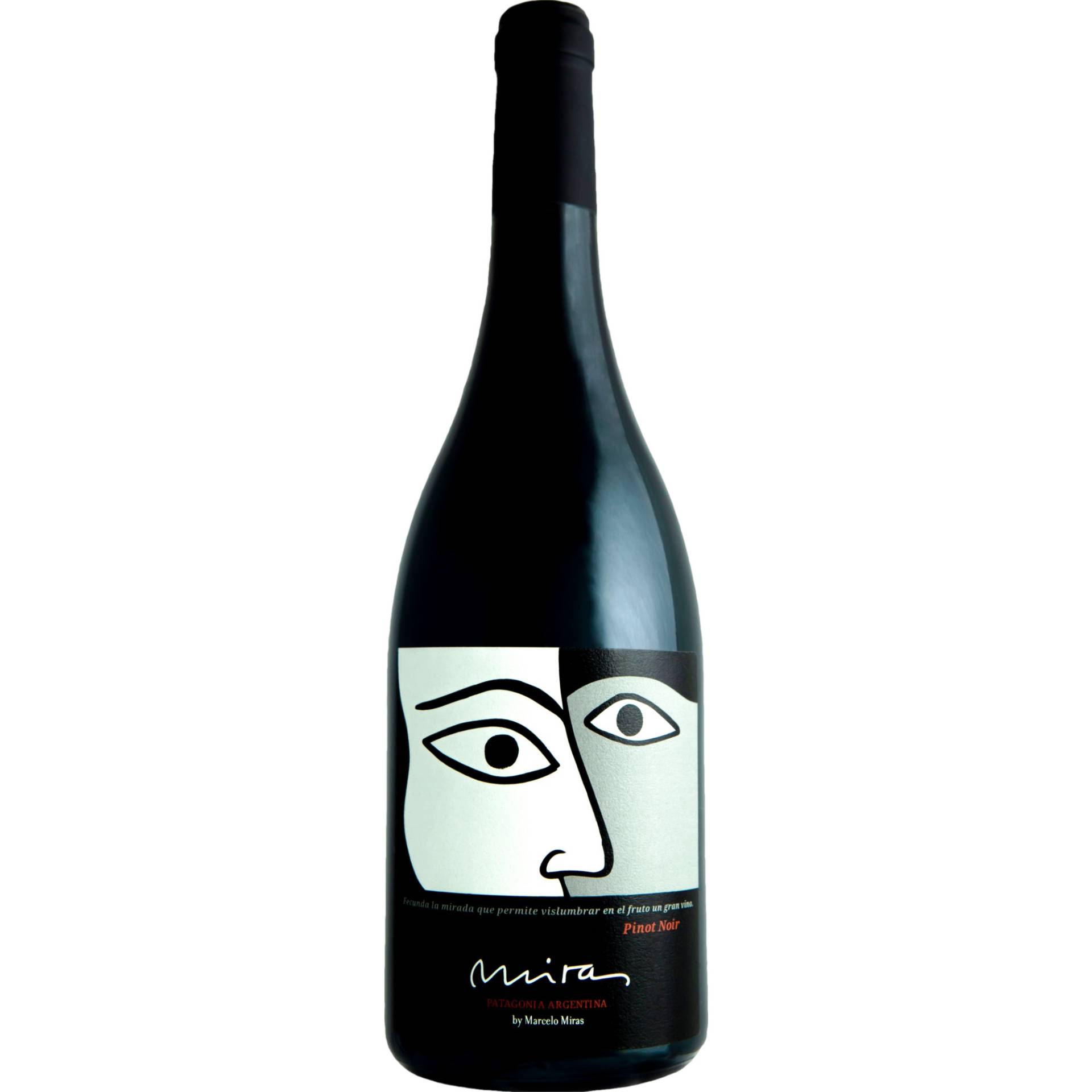 Miras Crianza Pinot Noir, Patagonien, Patagonien, 2016, Rotwein von Atlantik Weine e.K., Finkenweg 7, 65375 Oestrich-Winkel