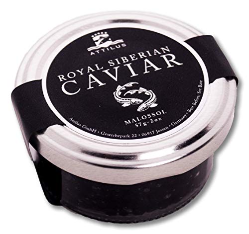 Attilus Kaviar Pasteurized Royal Siberian Caviar (57g) von Attilus