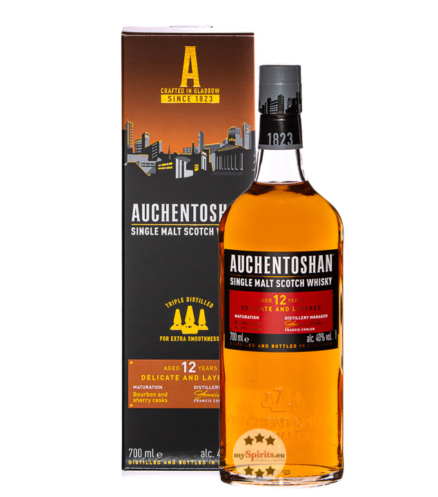 Auchentoshan 12 Jahre Whisky (40 % Vol., 0,7 Liter) von Auchentoshan Distillery
