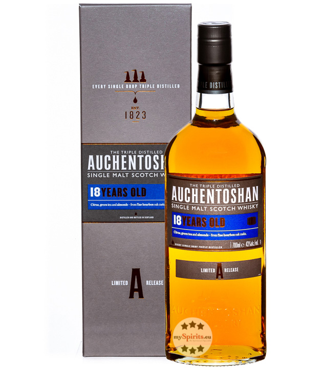 Auchentoshan 18 Jahre Whisky (43 % Vol., 0,7 Liter) von Auchentoshan Distillery