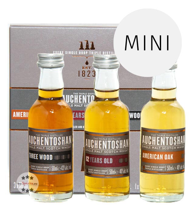 Auchentoshan Gift Collection II Whisky-Set (40 & 43 % Vol., 0,15 Liter) von Auchentoshan Distillery