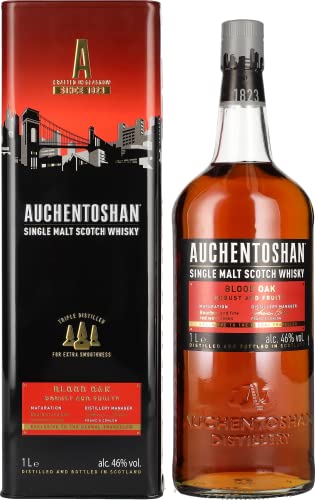 Auchentoshan BLOOD OAK Single Malt Scotch Whisky 46% Vol. 1l in Tinbox von Auchentoshan