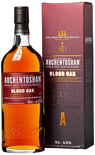 Auchentoshan Blood Oak Limited Release mit Geschenkverpackung Whisky (1 x 0.7 l) von Auchentoshan