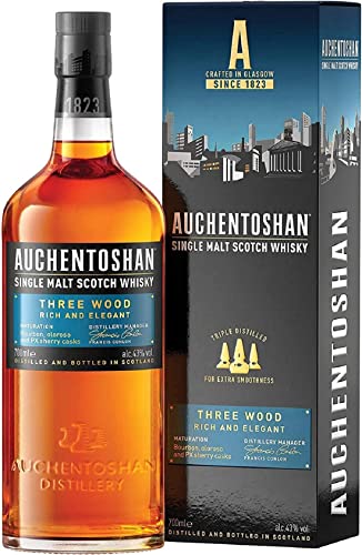 Auchentoshan THREE WOOD Single Malt Scotch Whisky (1 x 0.7 l) von Auchentoshan