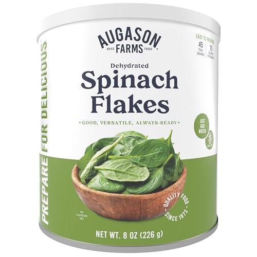 Augason Farms Dehydrated Spinach Flakes #10 Can, 8 oz Augason Farms Dehydrated Spinach Flakes #10 Can, 8 oz von Augason Farms