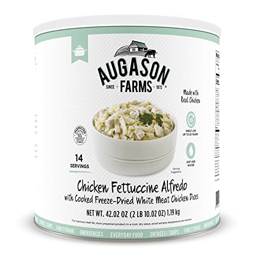 Augason Farms Freeze Dried Chicken Fettuccine Alfredo Kit 42 oz #10 Can by Augason Farms Freeze Dried Chicken Fettuccine Alfredo Kit 42 oz #10 Can by von Augason Farms