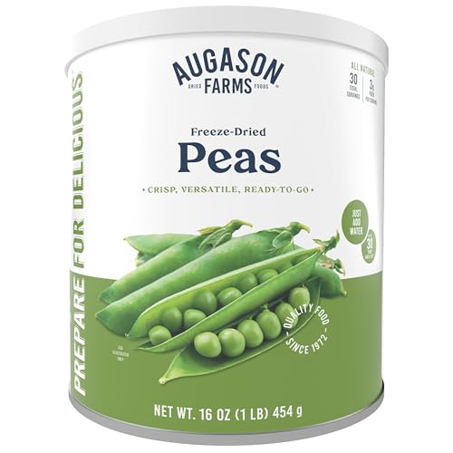Augason Farms Freeze Dried Peas #10 Can, 16 oz by Augason Farms Augason Farms Freeze Dried Peas #10 Can, 16 oz by Augason Farms von Augason Farms