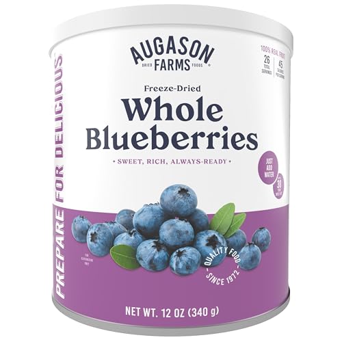 Augason Farms Freeze Dried Whole Blueberries #10 Can, 12 oz by Augason Farms Augason Farms Freeze Dried Whole Blueberries #10 Can, 12 oz by Augason Farms von Augason Farms
