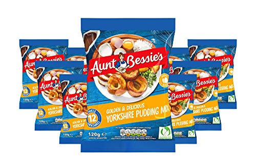 Aunt Bessie's Sunday Roast Yorkshire Pudding Teig Mix, 120 g, 9 Stück von Aunt Bessies