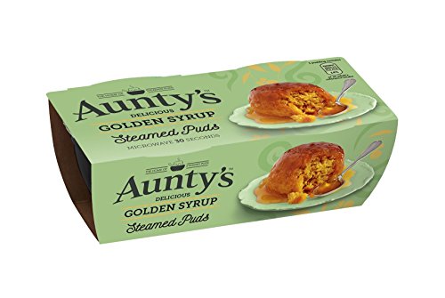 Aunty's Steamed Pudding's With Golden Syrup 2x 200g - traditionelles Dessert mit goldfarbenen Sirup von Aunty's
