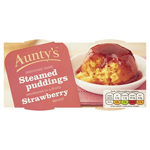 Auntys Erdbeer-Pudding, 2 x 95 g von Aunty's