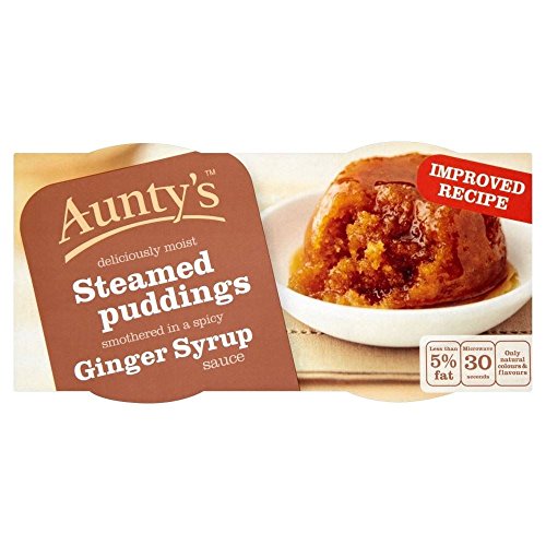 Tante des Ginger Syrup Gedämpfter Pudding (2x110g) - Packung mit 2 von Aunty's