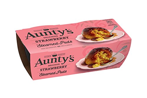Aunty's Steamed Puddings Strawberry 2 x 100g von Auntys