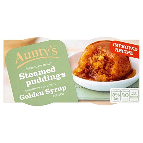 Tantchen ist Gedämpfter Sirup Puddings (2x100g) - Packung mit 2 von Aunty's