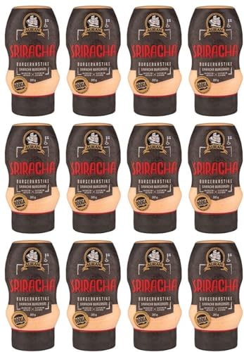 Auran Sriracha burger Soße 12 Gläser of 285g Auran Sriracha burger Soße 12 Gläser of 285g von Auran