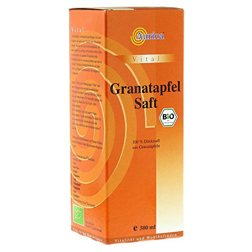 Aurica Granatapfel Bio Direktsaft, 500 ml Lösung von Aurica Naturheilmittel & Naturwaren GmbH