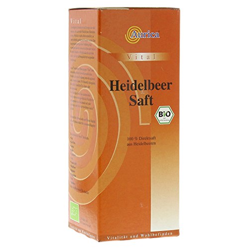 Aurica Heidelbeer Saft, Bio, 500 ml von Aurica Naturheilmittel & Naturwaren GmbH