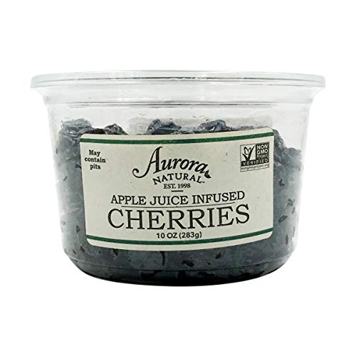 Aurora Natural Products Apple Juice Infused Cherries, 10 Ounce von Aurora