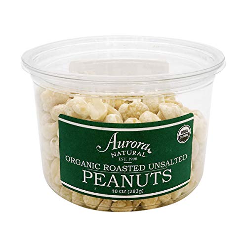Aurora Products, Peanuts Roasted Unsalted Organic, 10 Ounce von Aurora