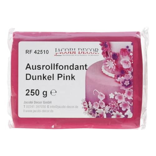 Cake Company Farbiger Fondant dunkel pink 4 x 250 g von Cake Company