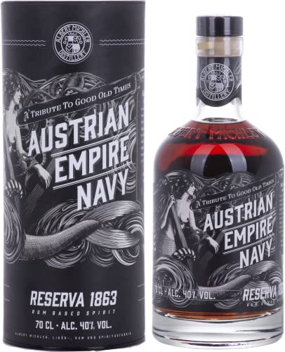 Austrian Empire Navy RESERVA 1863 Rum Based Spirit 40% Vol. 0,7l in Geschenkbox von Austrian Empire Navy Rum