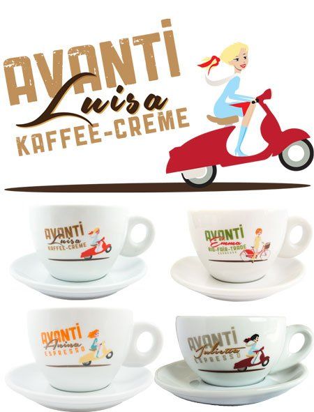 12 Avanti Milchkaffeetassen von Avanti