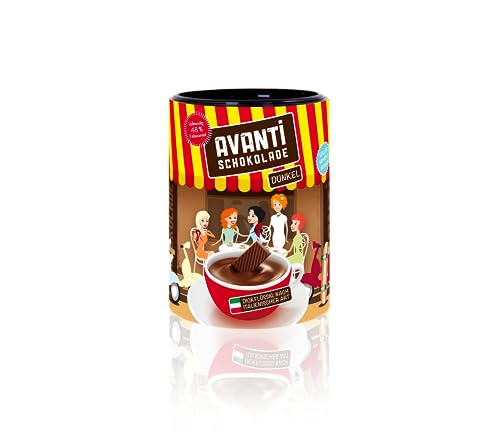 Avanti Trinkschokolade Dunkel Dickflüssig Dose 400 g von Avanti