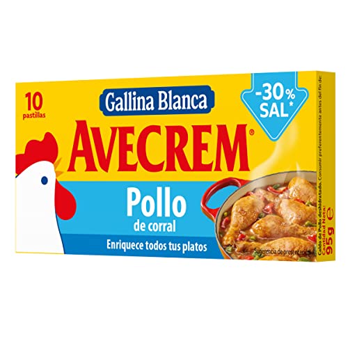 Avecrem Gallina Blanca Pollo Bajo En Sal 10 Pastillas von Avecrem