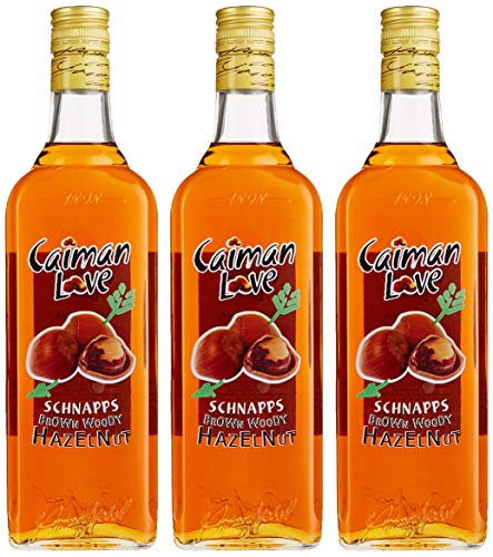 Licor Haselnusslikör Caiman Love Nuss (3 x 0.7 l) von Avellana Licor Haselnusslikör