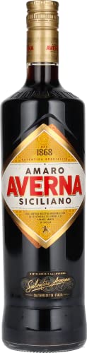 Averna Amaro - Premium Kräuterlikör aus Sizilien - das After Dinner Getränk mit mildem Geschmack zum Dessert - 1,0 l von Averna