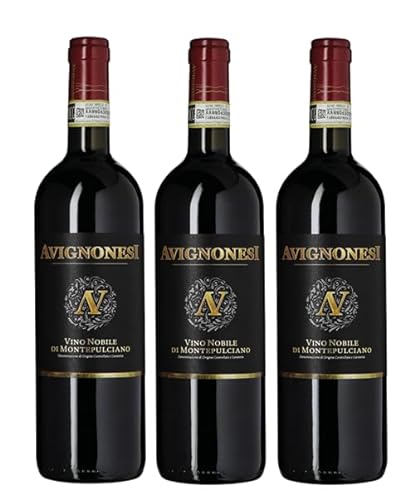 3x 0,75l - Avignonesi - Vino Nobile di Montepulciano D.O.C.G. - Toscana - Italien - Rotwein trocken von Avignonesi
