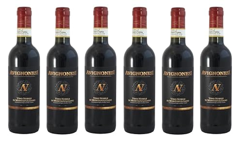 6x 0,375l - Avignonesi - Vino Nobile di Montepulciano D.O.C.G. - halbe - Toscana - Italien - Rotwein trocken von Avignonesi