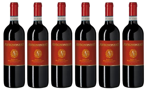 6x 0,75l - Avignonesi - Rosso di Montepulciano D.O.P. - Toscana - Italien - Rotwein trocken von Avignonesi
