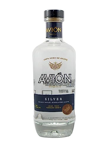 Avión Silver Tequila / Hochprozentige Spirituose aus 100% blauer Agave / Feinste Qualität mit besonders weichem und ausgewogenem Geschmack / 1 x 0,7 L Avión Silver Tequila / Hochprozentige Spirituose aus 100% blauer Agave / Feinste Qualität mit besonders weichem und ausgewogenem Geschmack / 1 x 0,7 L von Avion