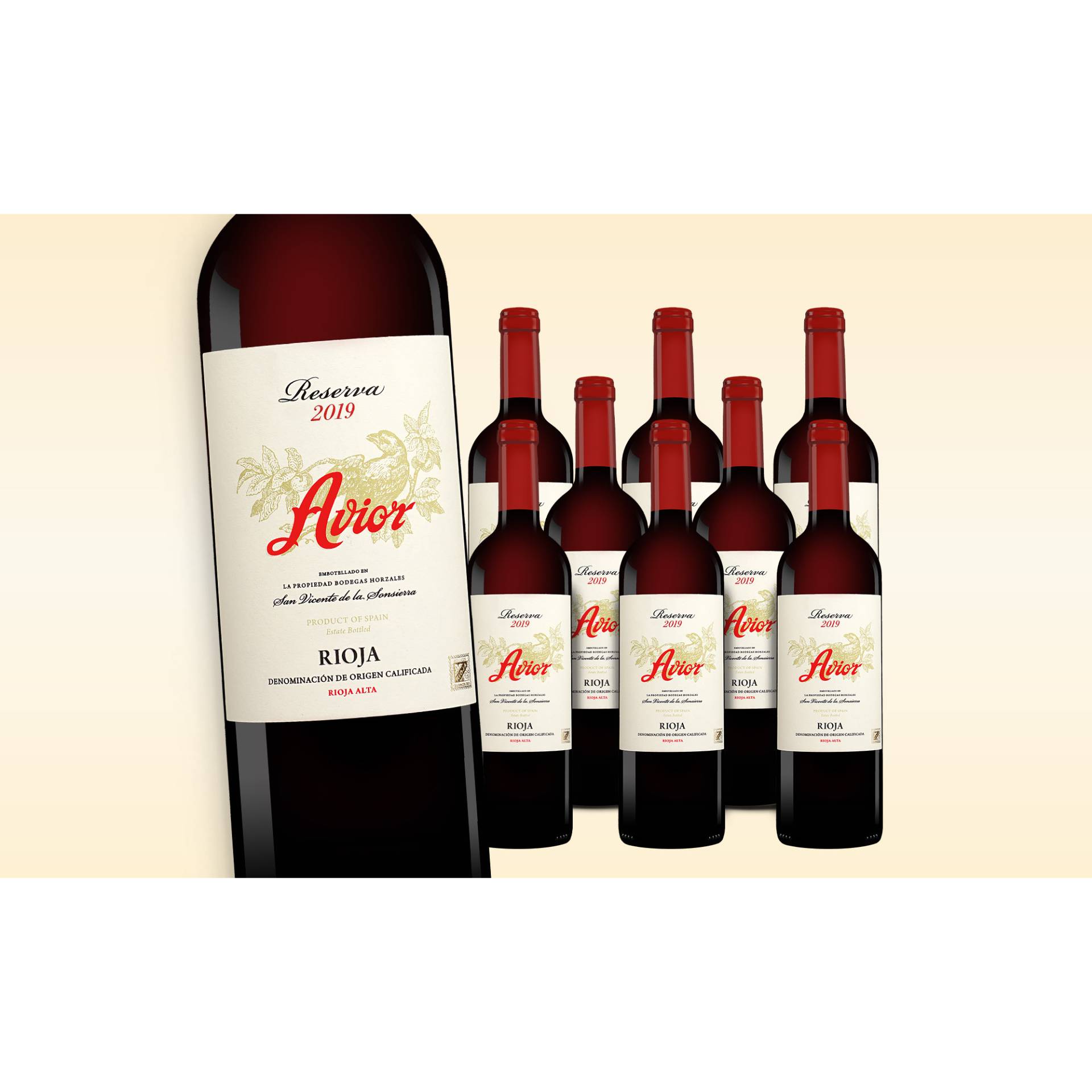 Avior Reserva 2019  6.75L 14% Vol. Weinpaket aus Spanien von Avior