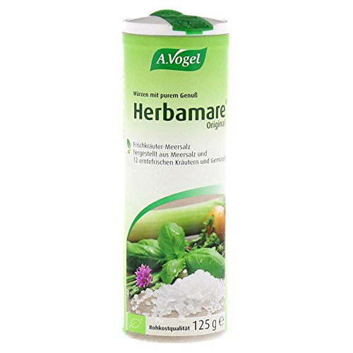 A.Vogel - Herbamare (Frischkräuter-Meersalz aus der Camargue), 1er Pack (1 x 125g) - BIO von A.Vogel