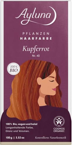 Pflanzenhaarfarbe Kupferrot 2 x 100 gr Pflanzenhaarfarbe Kupferrot 2 x 100 gr von Ayluna
