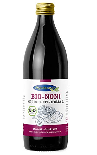 Nonisaft (1000 ml) | Bio-Qualität und 100% Direktsaft | Fermentiert im Ernteland | Apothekenqualität von Ayursana