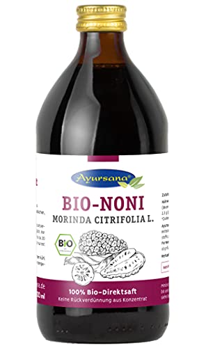 Nonisaft | Bio-Qualität und 100% Direktsaft | Abgefüllt und fermentiert im Ernteland | Apothekenqualität (500 ml) von Ayursana