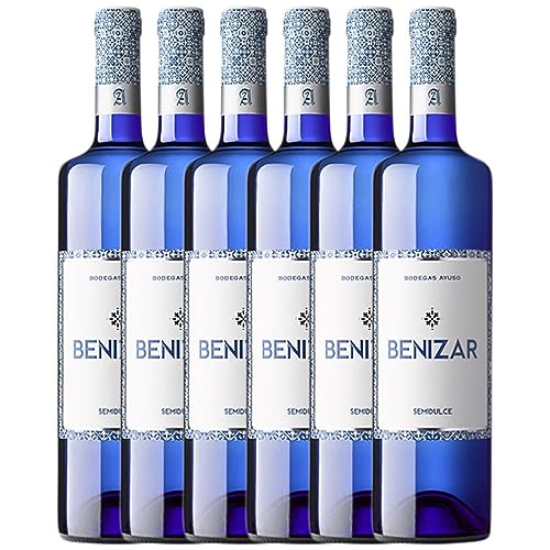 Ayuso Benizar Blanco Halbtrocken Halbsüß La Mancha 75 cl (Schachtel mit 6 Flaschen von 75 cl) von Ayuso