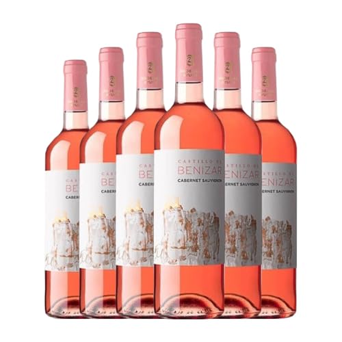 Ayuso Castillo de Benizar Rosado Cabernet Sauvignon La Mancha 75 cl (Schachtel mit 6 Flaschen von 75 cl) von Ayuso