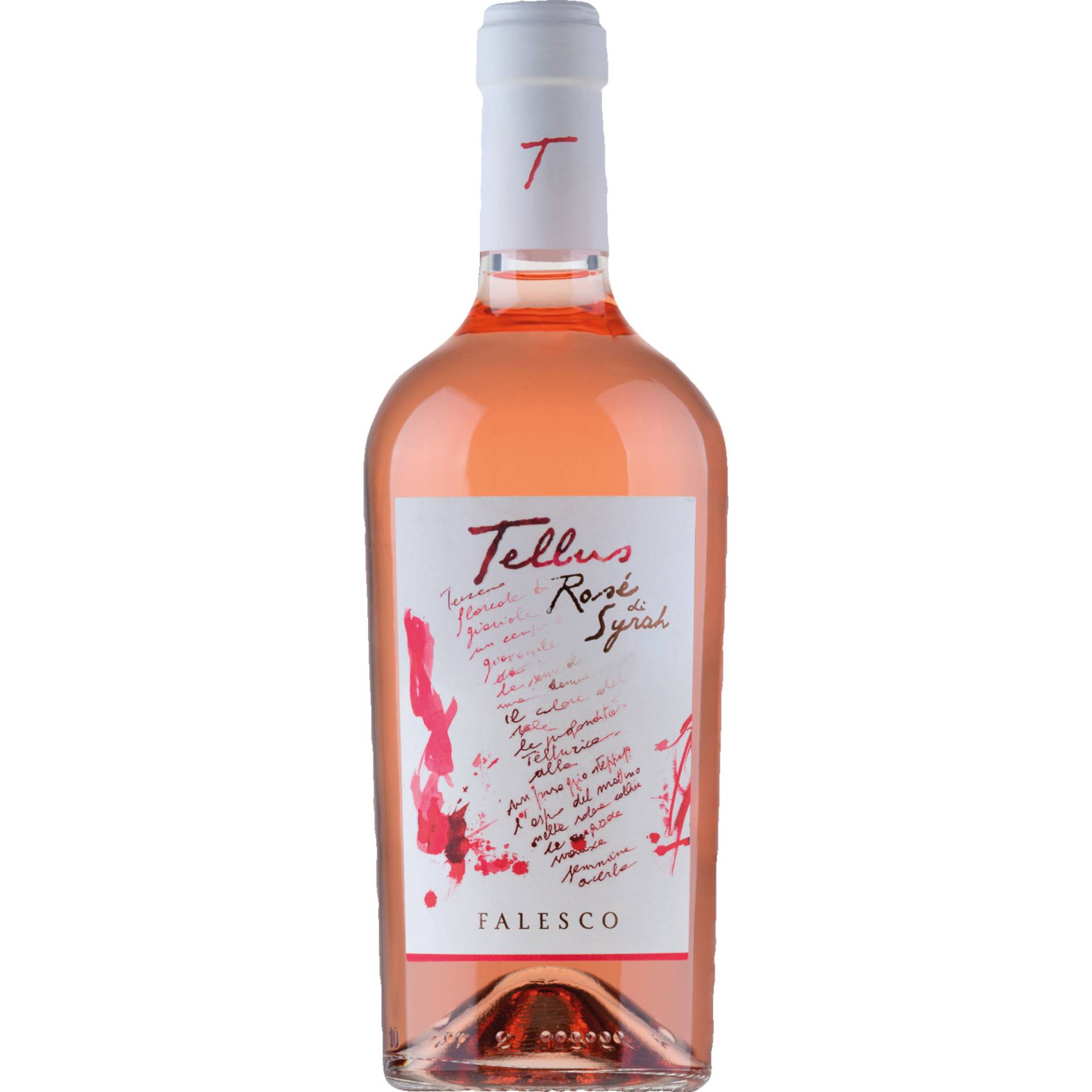Tellus Syrah Rosato Lazio, Vino Rosato Umbria IGP, Umbrien, 2023, Roséwein Tellus Syrah Rosato Lazio, Vino Rosato Umbria IGP, Umbrien, 2023, Roséwein von Az. Vinicola Falesco Srl.,05020,Montecchio TR,Italien